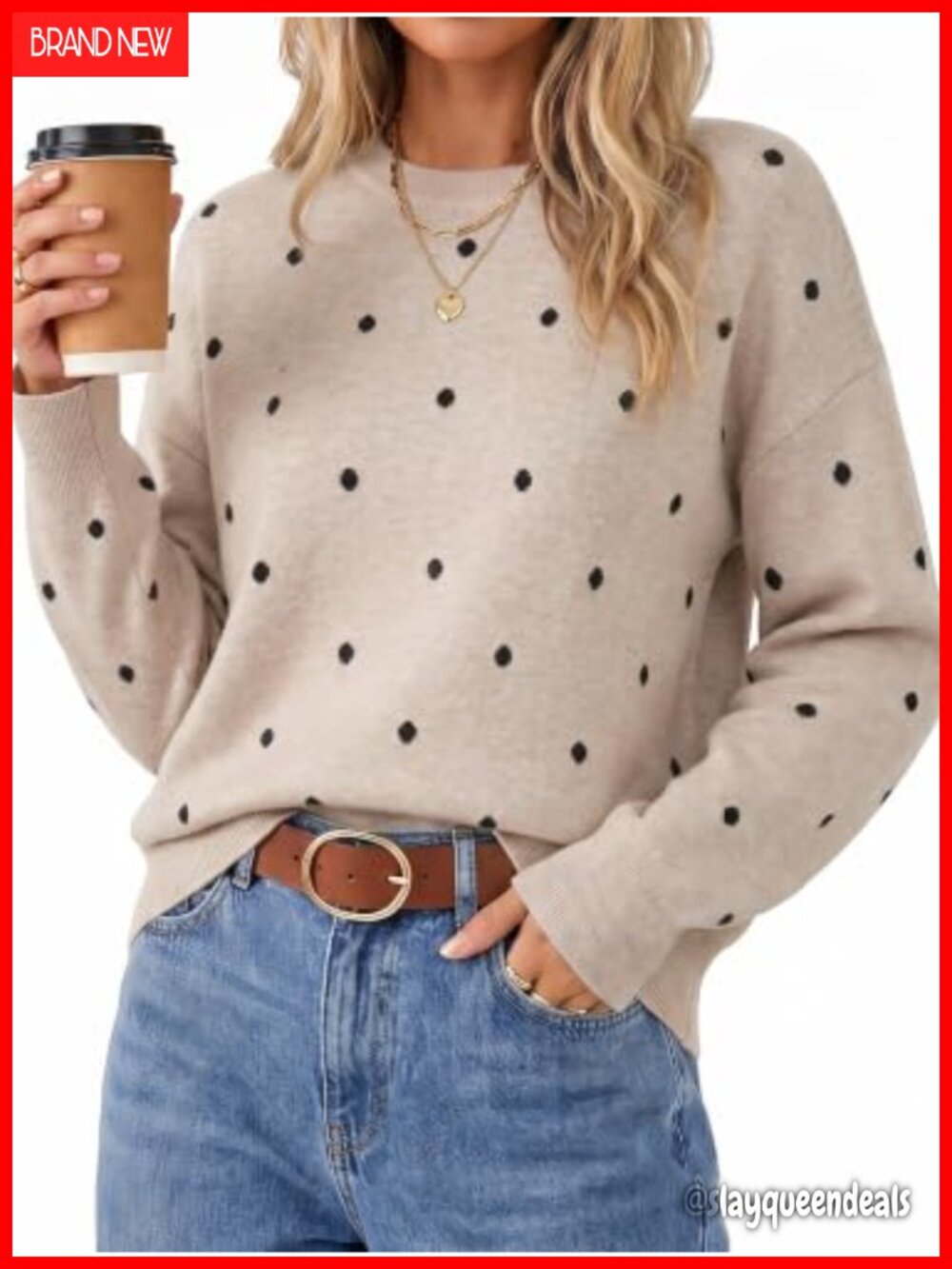 Wool Blend Crew Neck Color Block Pullover Sweater Relaxed Fit